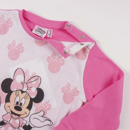 PIJAMA LARGO INTERLOCK MINNIE PINK image 3