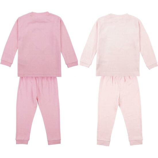 PIJAMA LARGO INTERLOCK PRINCESS PINK image 1