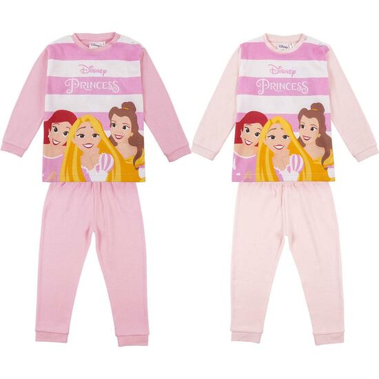 PIJAMA LARGO INTERLOCK PRINCESS LIGHT PINK image 0