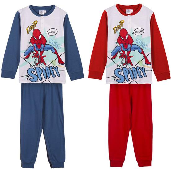 PIJAMA LARGO INTERLOCK SPIDERMAN DARK BLUE image 0