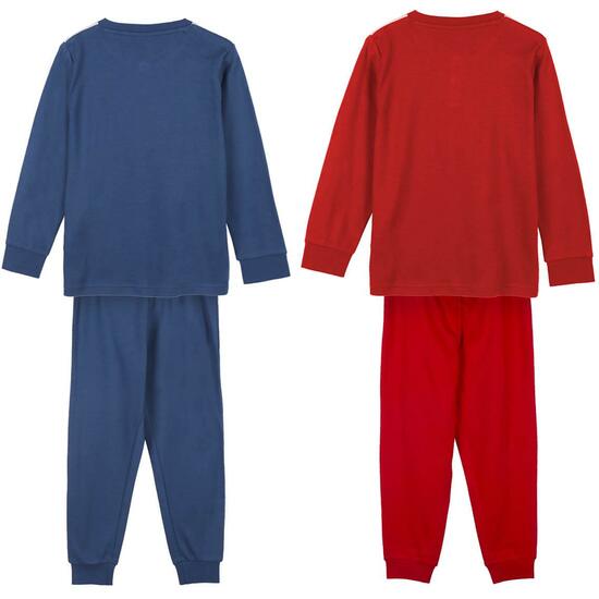 PIJAMA LARGO INTERLOCK SPIDERMAN RED image 1