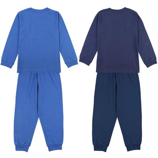 PIJAMA LARGO SINGLE JERSEY ALGODÓN MICKEY DARK BLUE image 1