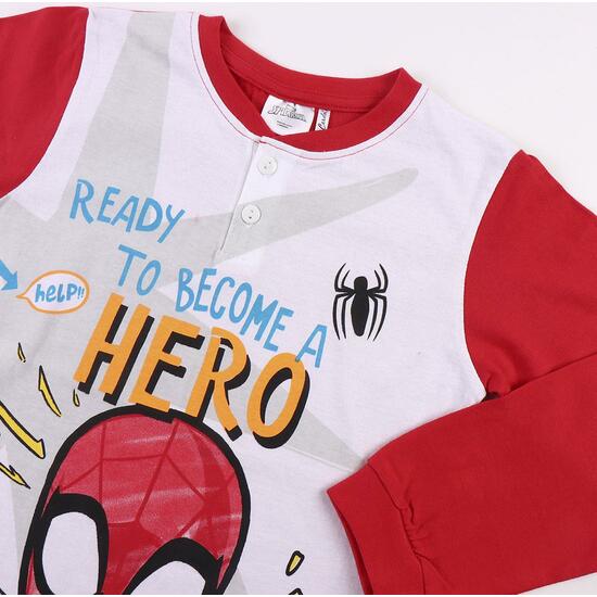 PIJAMA LARGO SINGLE JERSEY ALGODÓN SPIDERMAN GRAY image 2