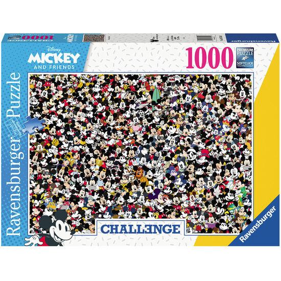 PUZZLE CHALLENGE MICKEY DISNEY 1000PZS image 0