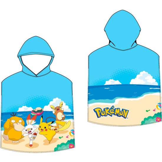 PONCHO TOALLA POKEMON MICROFIBRA image 0