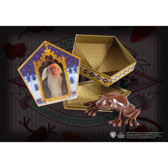 FIGURA ANTIESTRES RANA DE CHOCOLATE HARRY POTTER image 0