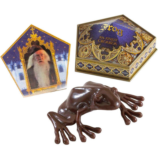 FIGURA ANTIESTRES RANA DE CHOCOLATE HARRY POTTER image 1