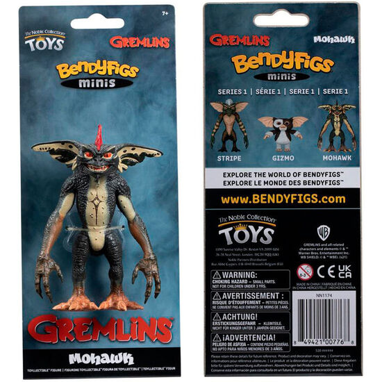 FIGURA MALEABLE BENDYFIGS MOHAWK GREMLINS 11CM image 0