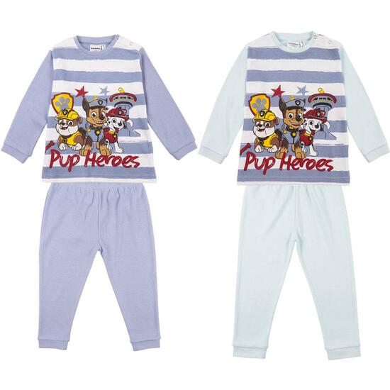 PIJAMA LARGO INTERLOCK PAW PATROL BLUE image 0