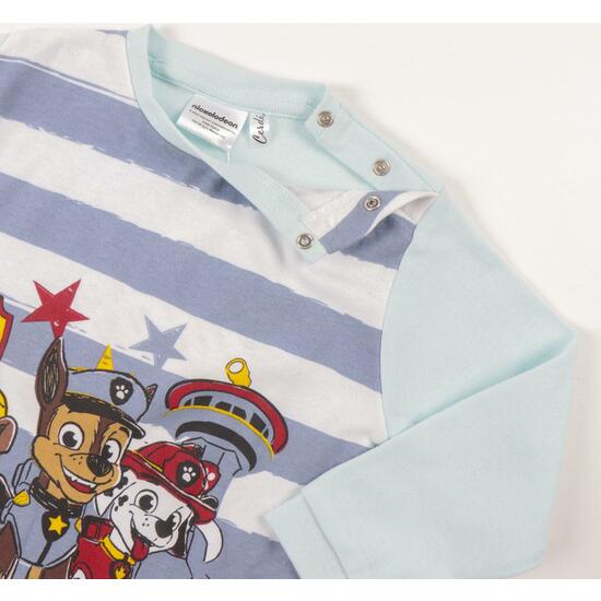 PIJAMA LARGO INTERLOCK PAW PATROL BLUE image 3