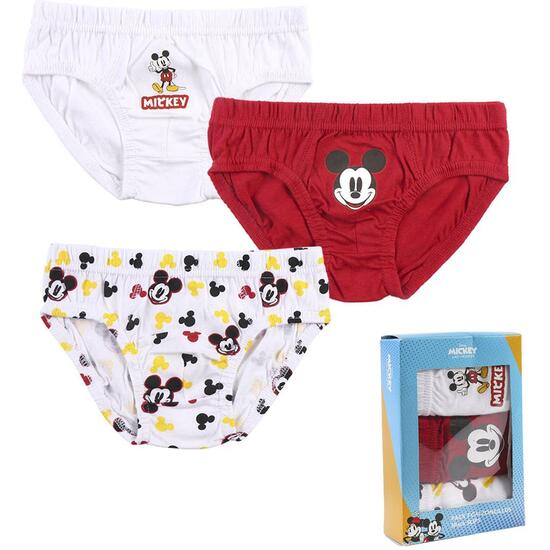 PACK CALZONCILLOS SINGLE JERSEY 3 PIEZAS MICKEY MULTICOLOR image 0