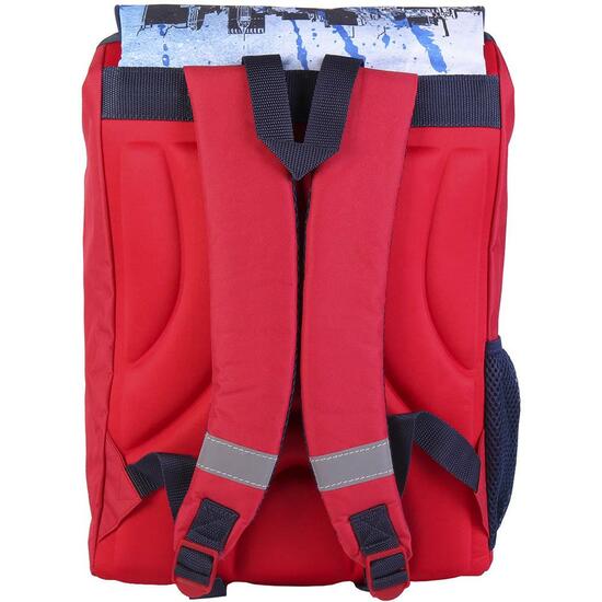 MOCHILA ESCOLAR GRANDE EXTENSIBLE SPIDERMAN RED image 1