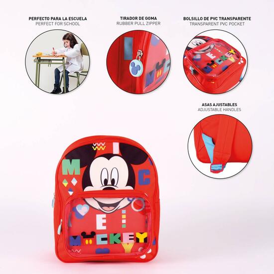 MOCHILA INFANTIL MICKEY RED image 3