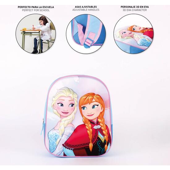 MOCHILA INFANTIL 3D FROZEN BLUE image 3