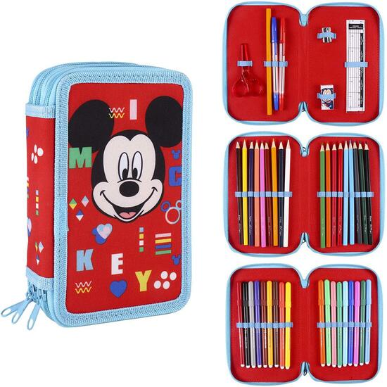 PLUMIER CON ACCESORIOS MICKEY RED image 0