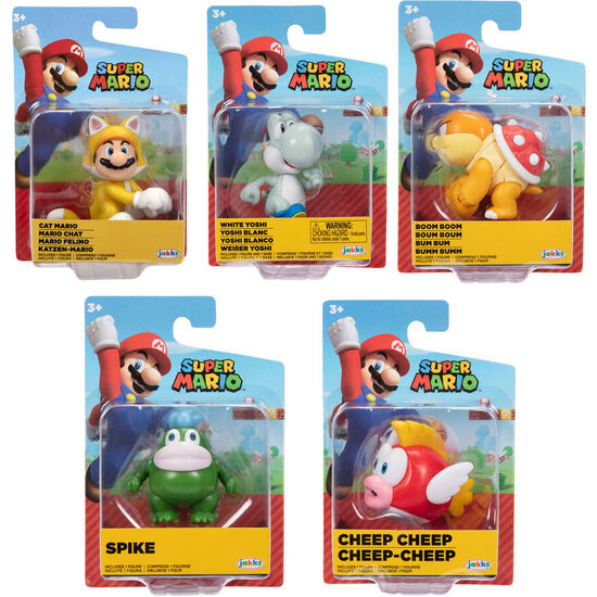 PACK 8 FIGURAS SUPER MARIO WAVE 36 SUPER MARIO NINTENDO 6CM SURTIDO image 0