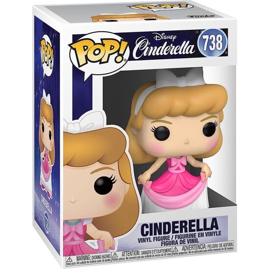 FIGURA POP DISNEY CENICIENTA IN PINK DRESS image 1