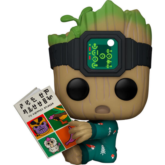 FIGURA POP MARVEL I AM GROOT - GROOT IN ONESIE image 1