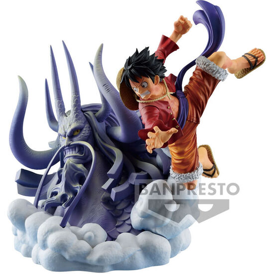 FIGURA D LUFFY MONKEY THE BRUSH DIORAMATIC ONE PIECE 20CM image 0