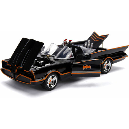 SET FIGURA + COCHE BATMOVIL METAL 1966 BATMAN Y ROBIN DC COMICS image 1