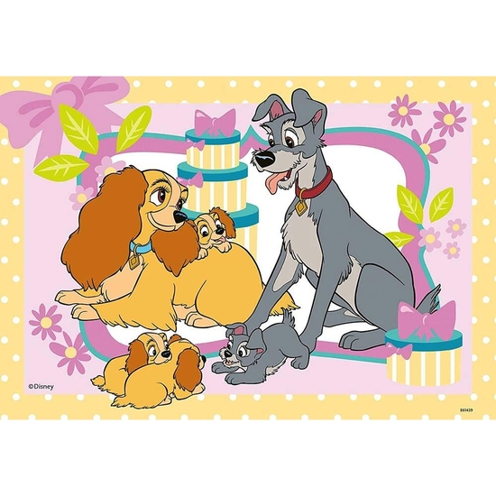 DISNEY CACHORROS PUZZLE DOBLE 2X24 PZAS.  image 1