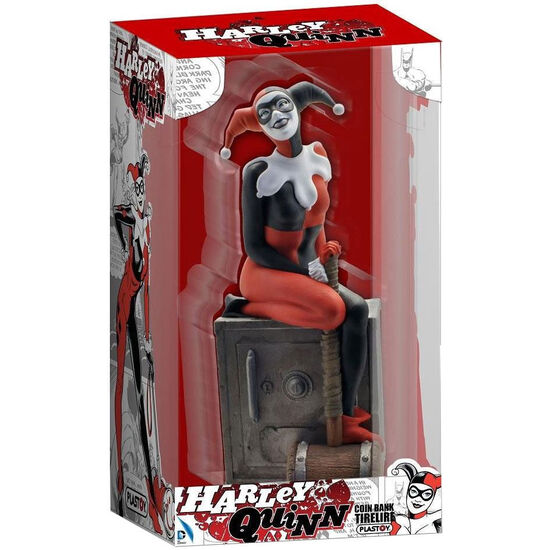 FIGURA HUCHA HARLEY QUINN DC CAJA FUERTE image 2