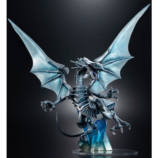 FIGURA BLUE EYES WHITE DRAGON DUEL MONSTERS ART WORKS HOLOGRAPHIC EDITION YU-GI-OH! 28CM image 2