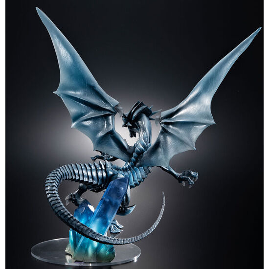 FIGURA BLUE EYES WHITE DRAGON DUEL MONSTERS ART WORKS HOLOGRAPHIC EDITION YU-GI-OH! 28CM image 3