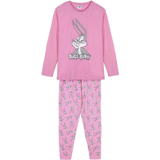 PIJAMA LARGO SINGLE JERSEY LOONEY TUNES PINK image 0