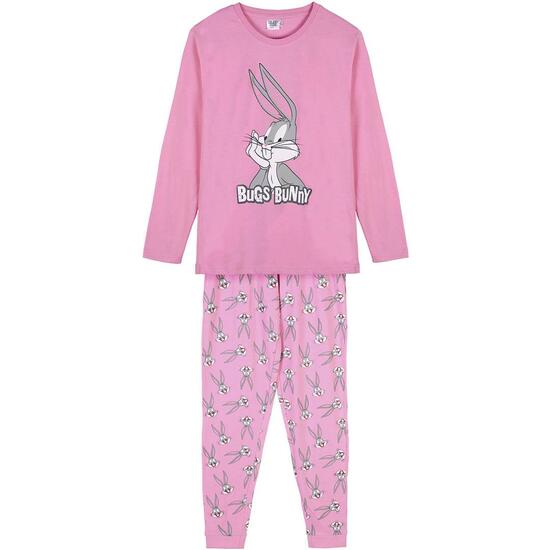 PIJAMA LARGO SINGLE JERSEY LOONEY TUNES PINK image 0