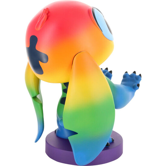 CABLE GUY SOPORTE SUJECION FIGURA RAINBOW STITCH DISNEY 20CM image 2