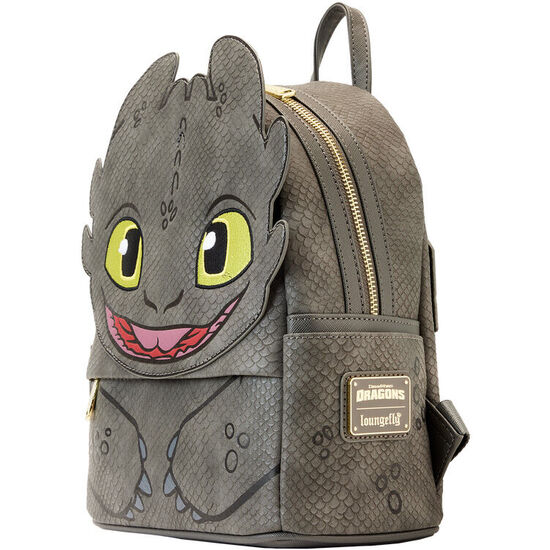 MOCHILA DESDENTAO COMO ENTRENAR A TU DRAGON LOUNGEFLY 25CM image 1