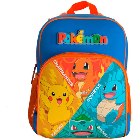 MOCHILA 3D STARTERS POKEMON 30CM image 0