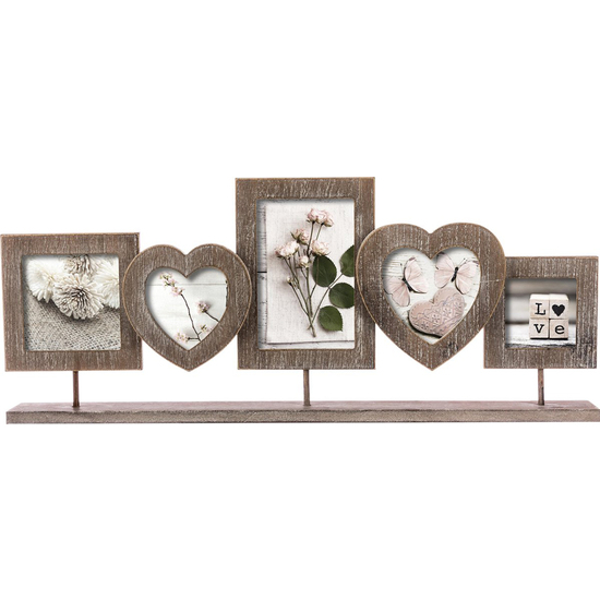 CONJUNTO 5 MARCOS DECORATIVOS DE SOBREMESA image 0