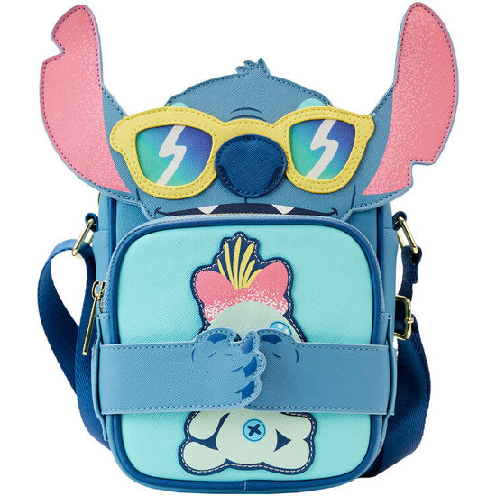 BOLSO BANDOLERA DIA DE PLAYA STITCH DISNEY LOUNGEFLY image 0