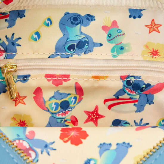 BOLSO BANDOLERA DIA DE PLAYA STITCH DISNEY LOUNGEFLY image 3