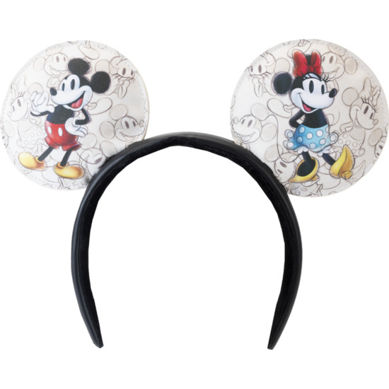 DIADEMA OREJAS 100TH ANNIVERSARY MINNIE MOUSE DISNEY LOUNGEFLY image 0