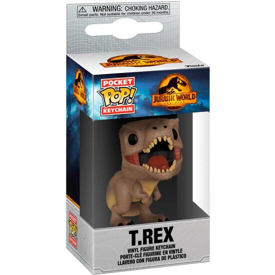 LLAVERO POCKET POP JURASSIC WORLD 3 T-REX image 1