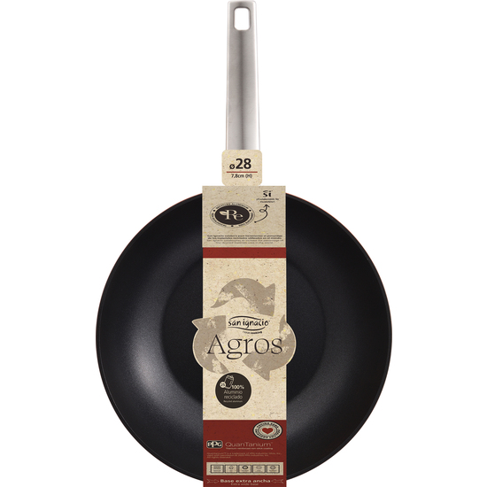 WOK 28X7.8CM ALUMINIO FORJADO IND AGROS image 6