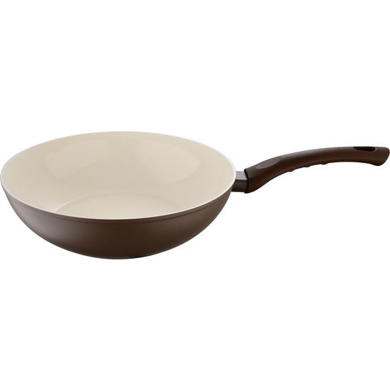 WOK 28X7.5CM ALUMINIO FORJADO IND NATUR image 0