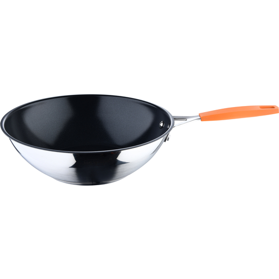 WOK Ø28CM ALUMINIO FORJADO INDUCCION COMPACT image 1