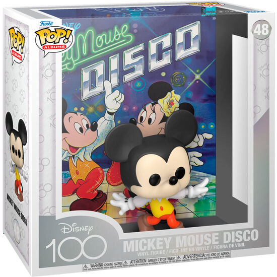 FIGURA POP ALBUMS DISNEY 100TH ANNIVERSARY MICKEY MOUSE DISCO image 0