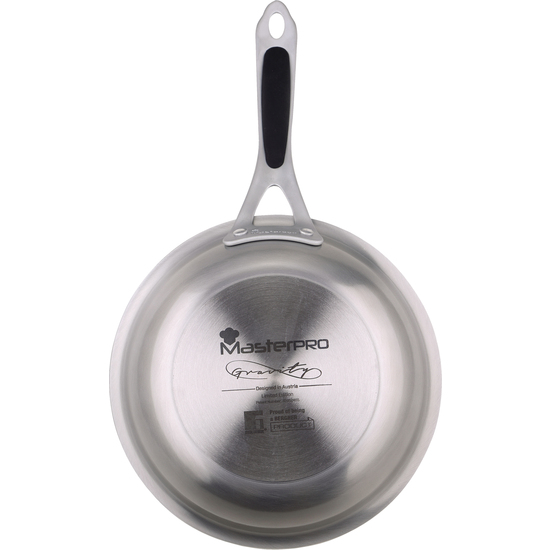 JUEGO DE SARTÉN 16CM + ASADOR 40CM EN ALUMINIO MASTERPRO GRAVITY image 2