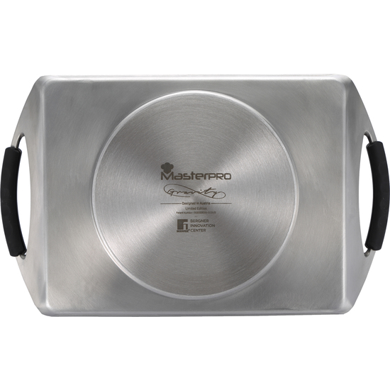 JUEGO DE SARTÉN 16CM + ASADOR 40CM EN ALUMINIO MASTERPRO GRAVITY image 6