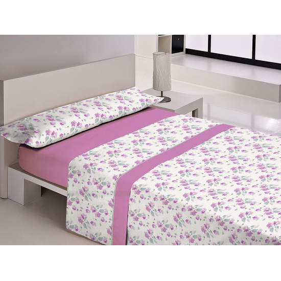 JUEGO DE SÁBANAS ESTAMPADO EVITA FRESA 150 CM image 0