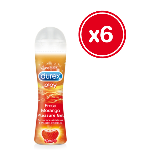 DUREX PLAY SWEET STRAWBERRY 50 ML X 6 PCS image 0