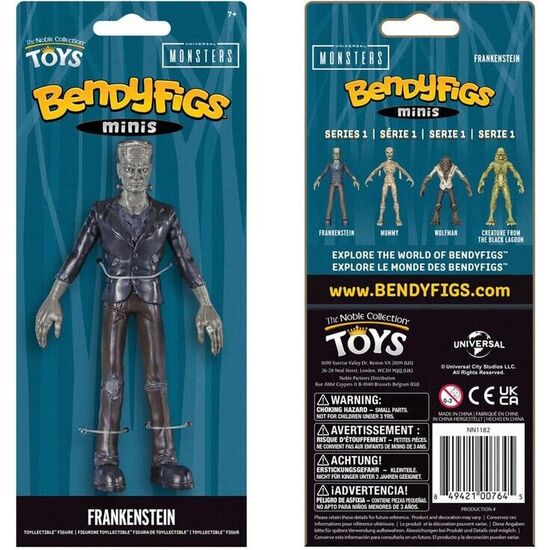 FIGURA MALEABLE BENDYFIGS FRANKENSTEIN UNIVERSAL MONSTER 14CM image 1