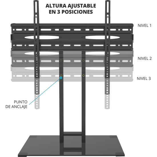 SOPORTE TV PARA MUEBLE 32" A 65" image 2