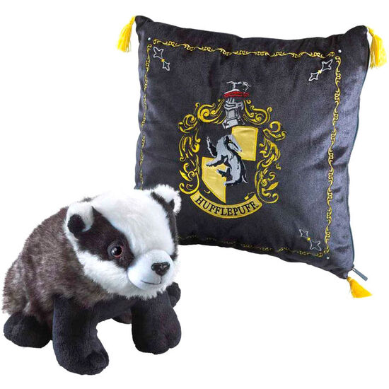 COJIN CON MASCOTA HUFFLEPUFF HARRY POTTER image 1