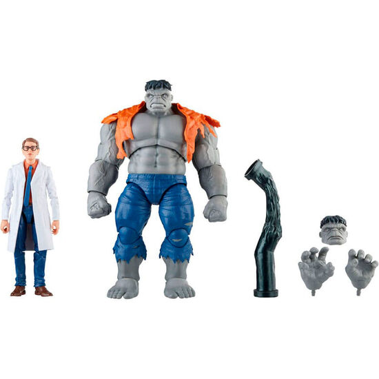 FIGURAS GRAY HULK & DR. BRUCE BANNER BEYOND EARTHS MIGHTIEST LOS VENGADORES AVENGERS MARVEL 15CM image 0